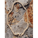 Our Avalon Necklace features a luxurious rolo chain and spring ring clasp, this piece  is compelled to make a statement. We love it paired with a low neckline and recommend pairing it with our Avalon Bracelet for a dynamic duo.  Material:  18K Gold Vermeil with a Sterling Silver base